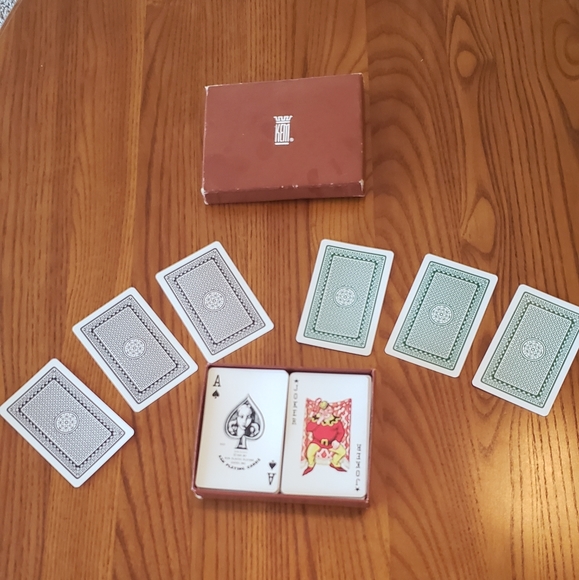 KEM vintage 2-deck set of playing cards - Picture 6 of 6